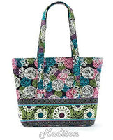 Marie Osmond Medium Quilted Cotton Tote Bag Purse -  Madison