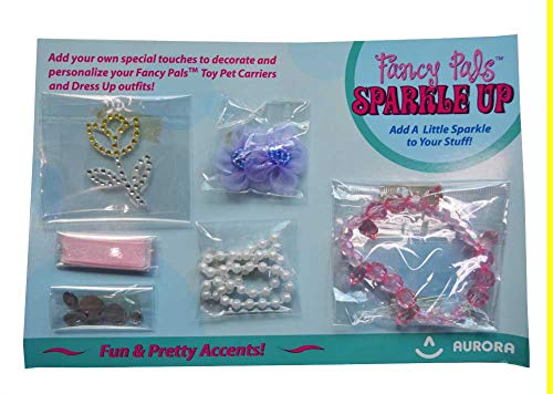 Aurora - Fancy Pals - Sparkle Up - Carrier Purse Decor - Pink