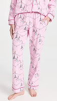 BedHead Pajamas - Long Sleeve Classic PJ Set - Christmas in Paris - XL (US 16)