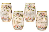 Stony Creek - Frosted Glass 5" Lighted Vase - Generation Love Grandma
