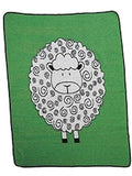 Green 3 - Jr. Throw & Matching one piece - Little Lamb