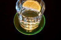 Cazador-del-sol - 4" Luminous James Coaster - Green