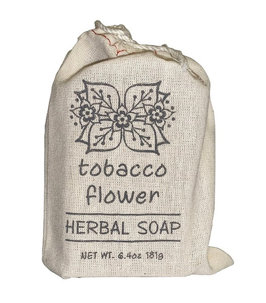 Greenwich Bay - 6.4 oz Herbal Sack Soap - Tobacco Flower