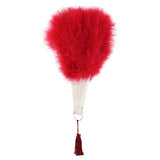 Zucker Feather - Marabou Fan - Red