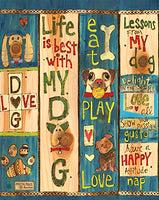 Studio M - 20" Art Pole - Lessons from My Dog