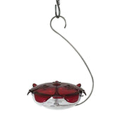 GC - Droll Yankee - Ruby Sipper Hanging Hummingbird Feeder - Clear