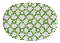 Merritt - Melamine Serving Tray - Topiary Trellis - 17" x 12"