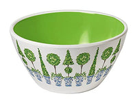Merritt - Melamine Round Dipping Bowl - Tropiary Trellis - 5.5"