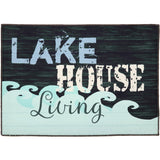 Olivia's Home Lake House Life Accent Washable Rug 22" x 32" Doormat