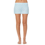 Kensie - Tank & Boxer PJ Set - White & Aqua "Wifey" - Extra Large
