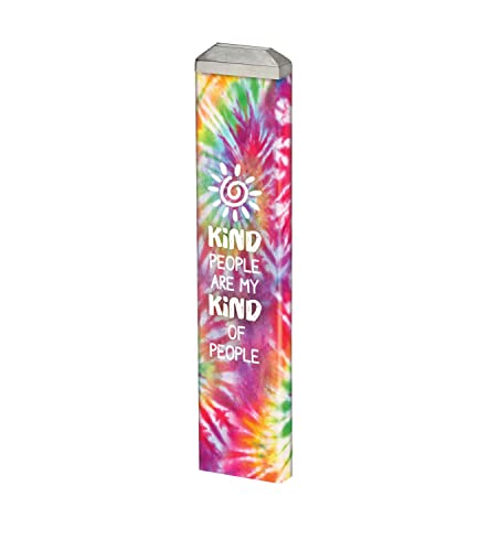 Studio M - 13" Mini Art Pole - Red Tie-Dye - Peace