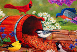 Olivia's Home - 32" x 22" Accent Rug - Bird Seed Barrel