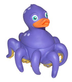 Wild Republic Rubber Ducks, Bath Toys, Kids Gifts, Pool Toys, Water Toys, Octopus, 4"