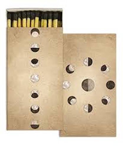 HomArt - Match Box Set Of 2 - Phases of The Moon