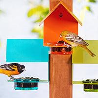 Couronne - The Cottage - House Bird Feeder - Red