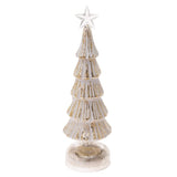 Boston International - LED Small Christmas Tree - Champagne & White