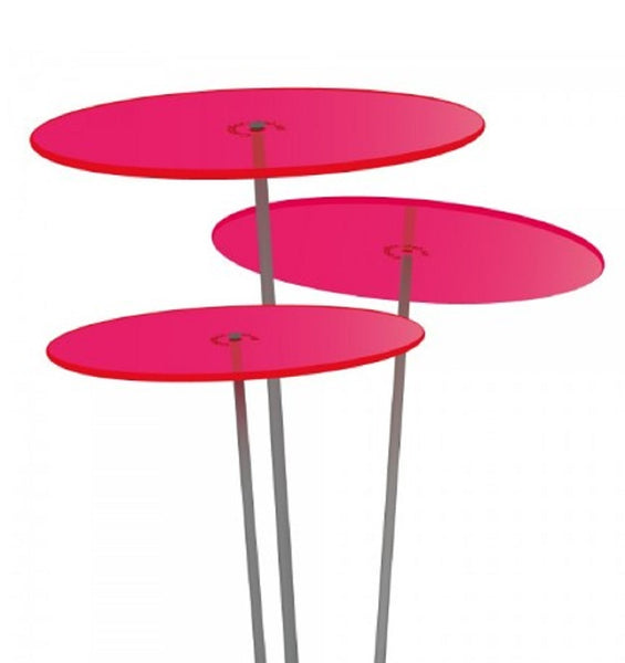 Cazador-del-sol - 6" Suncatcher - Set of 3 - Medio - Red