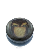 Santoro London - 3.5" Trinket Tin - Grumpy Owl