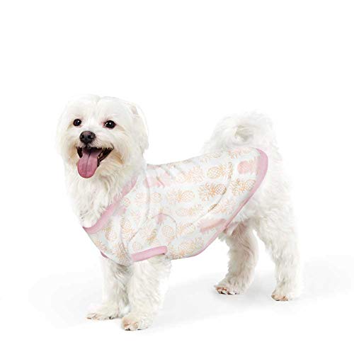 BedHead - Stretch Lounge Dog PJ - Golden Pineapple - XSmall