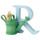 Enesco Beatrix Potter Alphabet Collection Letter R Peter Rabbit in Can Watering Figurine, 2.64 Inch, Multicolor