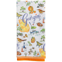 Boston International - 28x18 Tea Towel Set of 2 - State Collection - Georgia