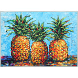 Olivia's Home - 32" x 22" Accent Rug - Golden Tropical Pineapples