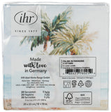 Boston International - 3-Ply 5" Cocktail Napkins 20 Count - Palms in Paradise