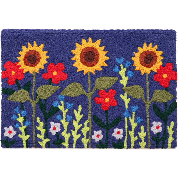 Jellybean - 30x20 Indoor/Outdoor Accent Rug - Wild Sunflower Garden