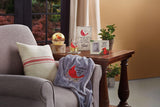 Enesco - Izzy & Oliver - 50" x 60" Gray Caring Cardinals Throw - Memories Warm My Heart