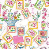 Boston International - 3-Ply 5" Cocktail Napkins 20 Count - Mahjong Pink