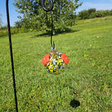 GC Gift Essentials - 8 Oz. Glass Hummingbird Feeder - Multicolored