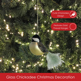 GC - Cobane Studio LLC - Chickadee with Feather Tail Ornament