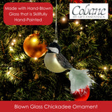 GC - Cobane Studio LLC - Chickadee with Feather Tail Ornament