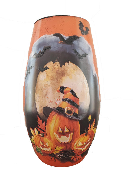 Stony Creek Pumpkins Pre-Lit Resin Halloween Light