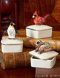 Jay Strongwater - Porcelain Box - Priya Elephant