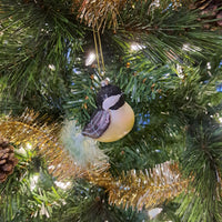 GC - Cobane Studio LLC - Chickadee with Feather Tail Ornament