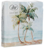 Boston International - 3-Ply 5" Cocktail Napkins 20 Count - Palms in Paradise