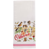 Boston International - 28x18 Tea Towel Set of 2 - State Collection - Oklahoma