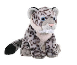 Wild Republic Snow Leopard Cub, Cuddlekins, Stuffed Animal, 12 inches, Gift for Kids, Plush Toy, Fill is Spun Recycled Water Bottles