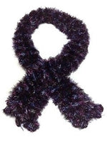 Magic Scarf - Super Soft Scarf - Multi-Colored Eggplant & Periwinkle