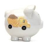 Child To Cherish - Large Piggy Bank - Digger the Dump Truck