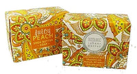 Greenwich Bay - 10.5oz Botanical Shea Butter - 2 Bar Soaps - Juicy Peach