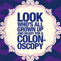 Boston International - 3-Ply 5" Cocktail Napkins - Colonoscopy