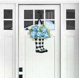 Studio M - Door Décor - Black and White Wellies