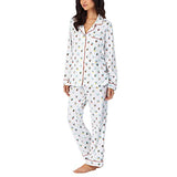 BedHead - Stretch Long Sleeve Pajama Set - Polka Dogs - X Large