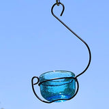 GC - Backyard Essentials - Glass Hummingbird Treat Feeder - (Blue)