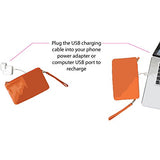 Mighty Purse - Clutch Purse w/Phone Charger -  Reptile Green