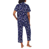 BedHead - Short Sleeve Cropped PJ Set - Bunnies - Small