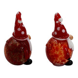 Gift Essential - Blown Glass Salt & Pepper Set - Gnome Santa