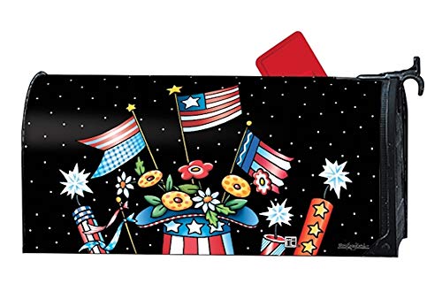 MailWraps - Mailbox Cover - Patriotic Hat